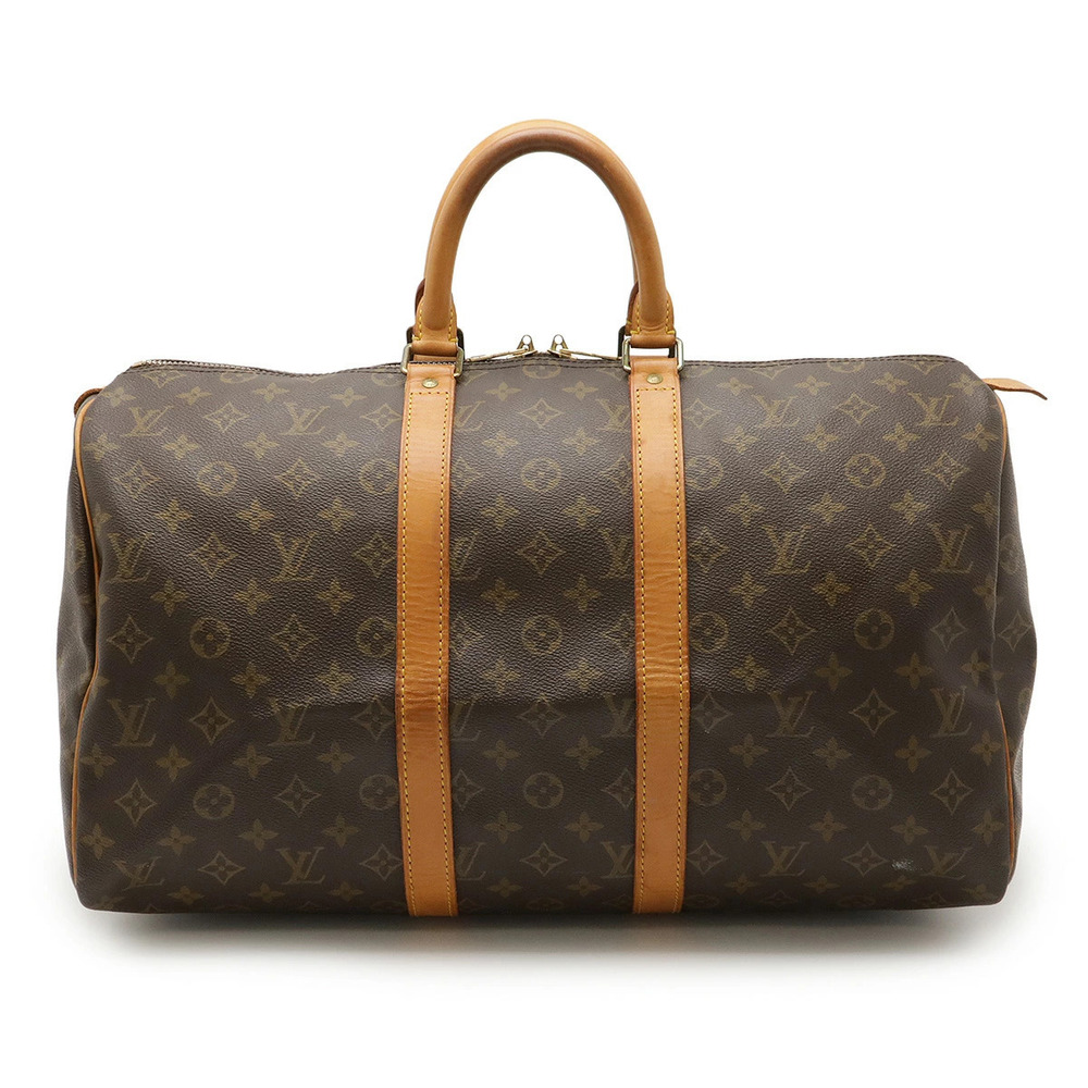 LOUIS VUITTON Monogram Keepall Boston Bag Handbag Travel